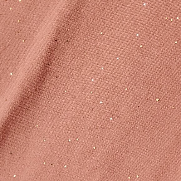 Biweech Girls Bkind size 6-7 Pink Gold Glitter Tie Front Long Sleeve Top blouse - Picture 5 of 13